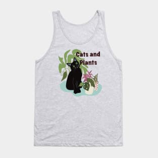 Cats and Plants Tank Top